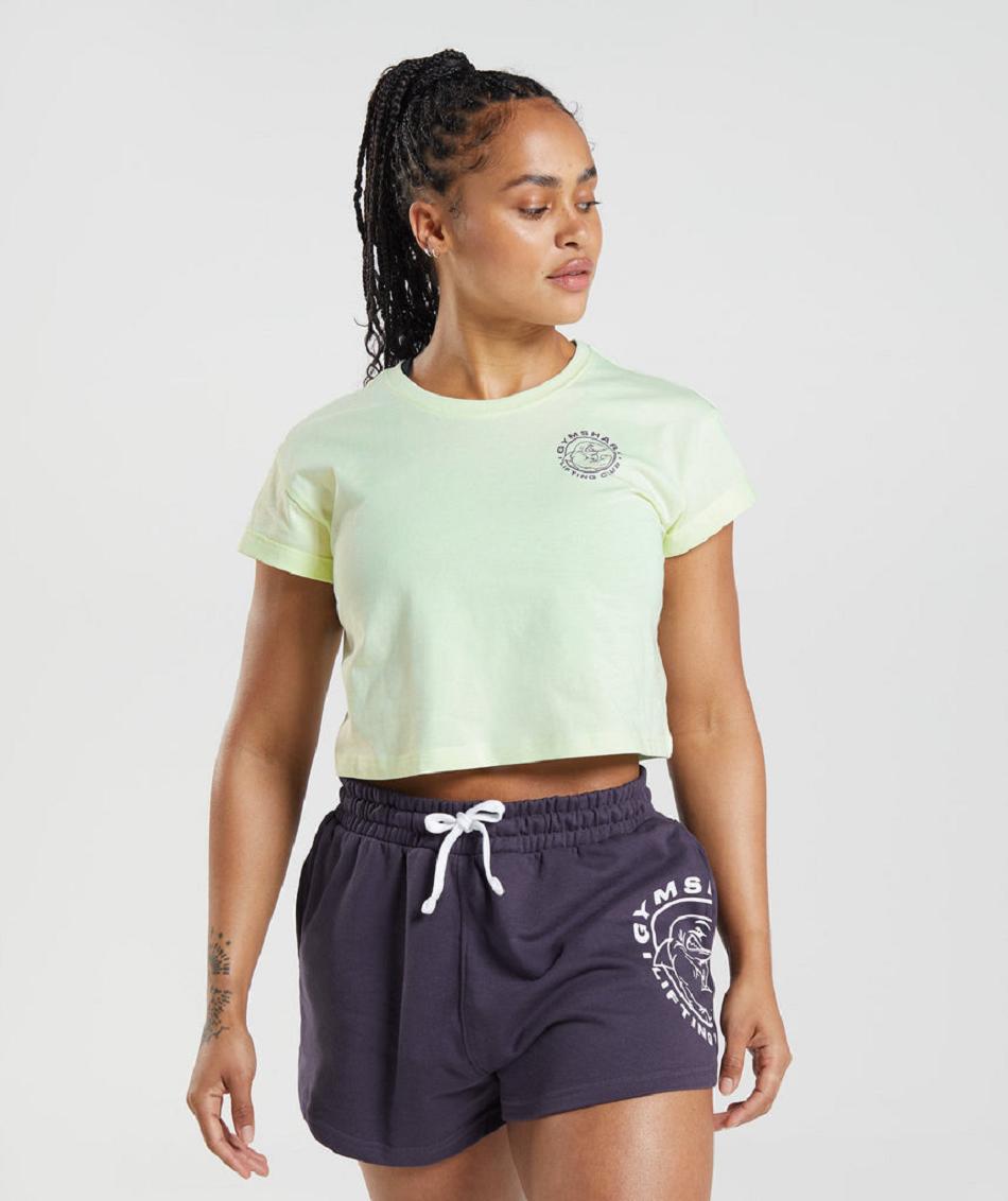 Corp Tops Gymshark Legacy Mujer Verde | CO 2458EBC